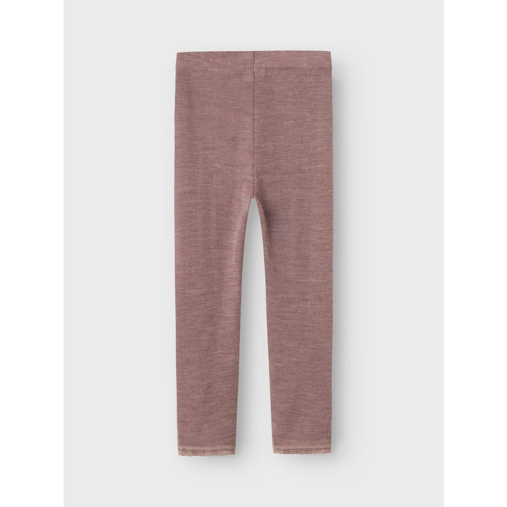 Køb Name It Antler Nmfwang Uld Neddle Leggings Solid Noos