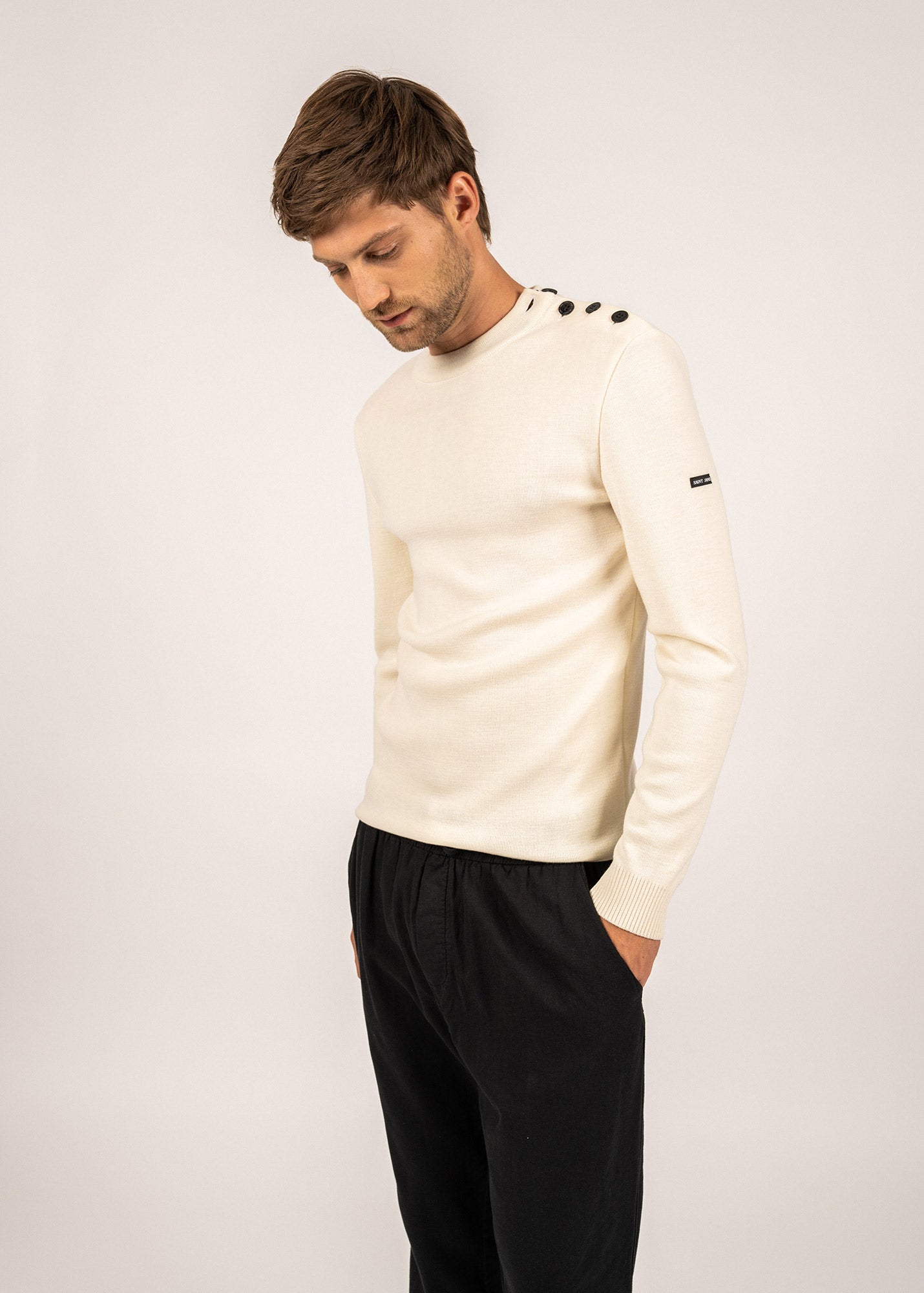 Pull marin en laine Estran