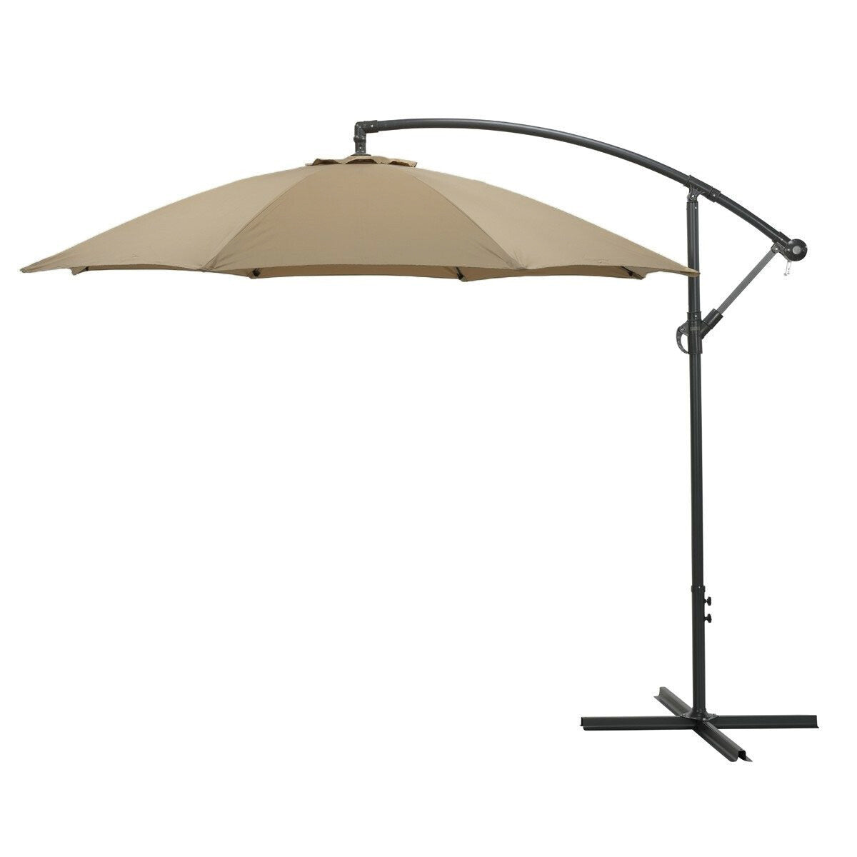 Garden Impressions Athene Zweefparasol Ã300 cm taupe