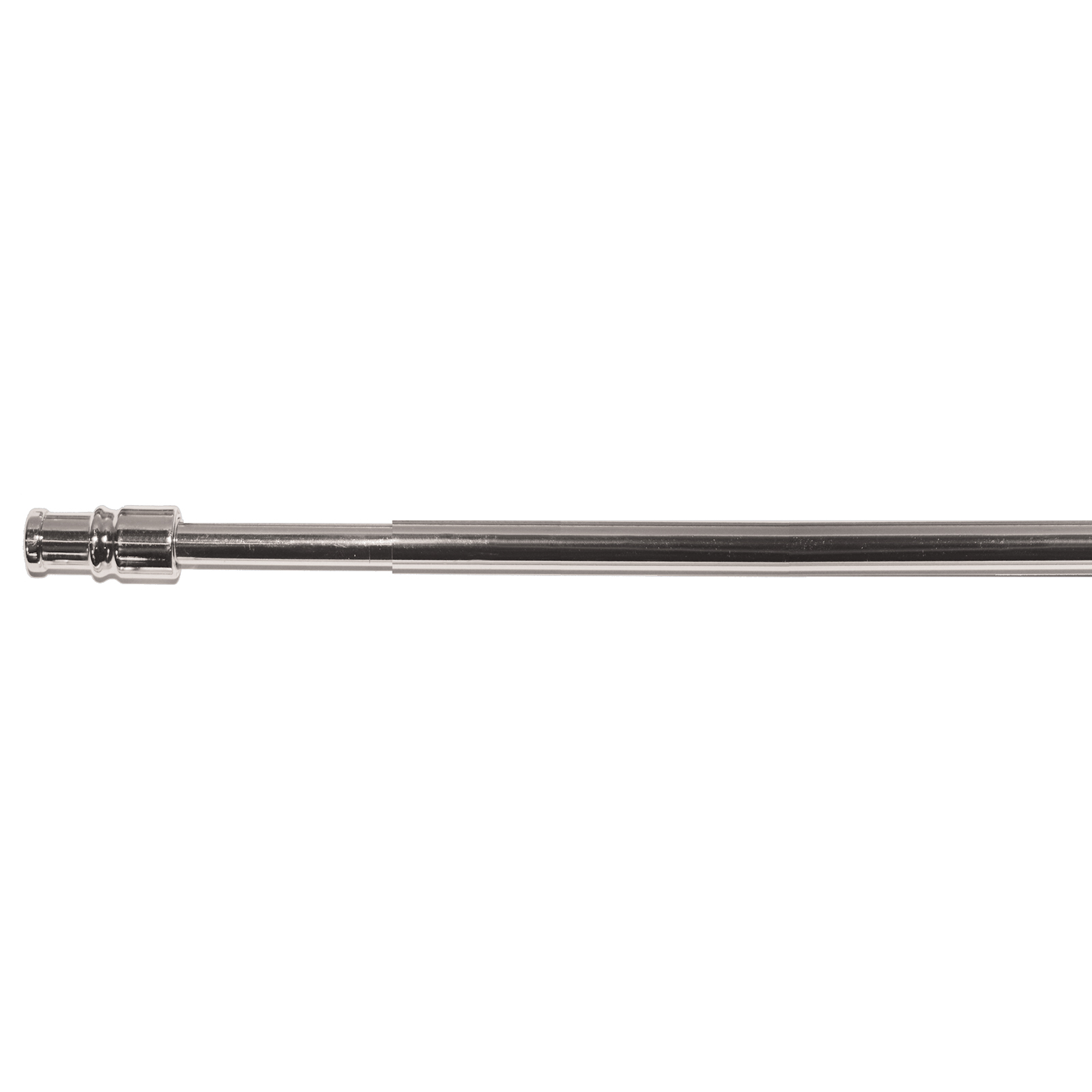 Scheiben-Gardinenstange - Chrom glänzend - 85-135 cm