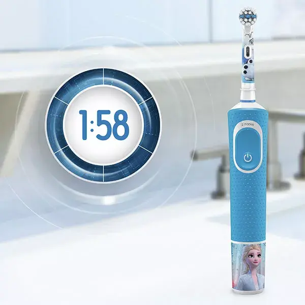 Escova de dentes elétrica Oral-B Kids Frozen 2 (para crianças a partir de 3 anos)