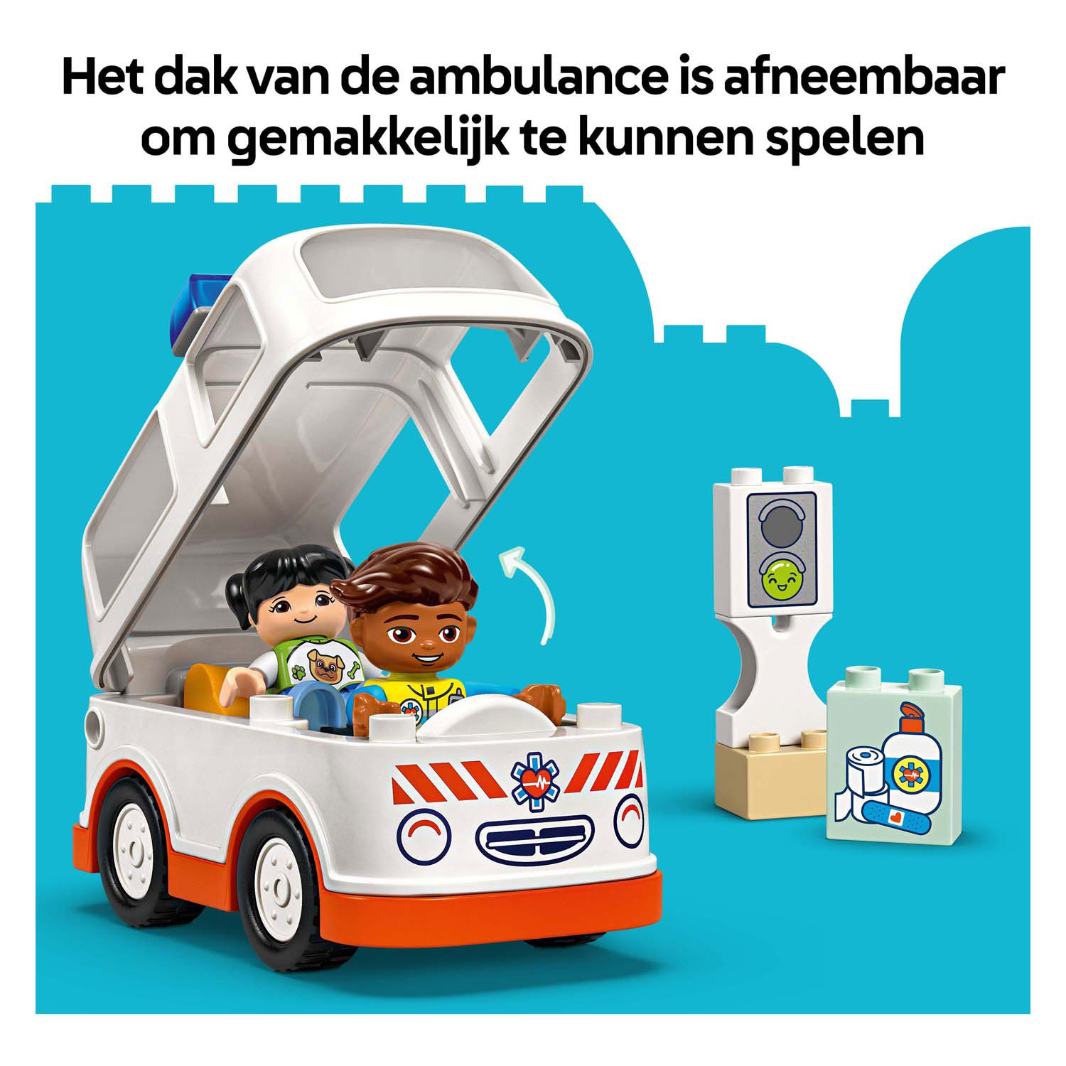 LEGO DUPLO Town 10447 Ambulance met Chauffeur