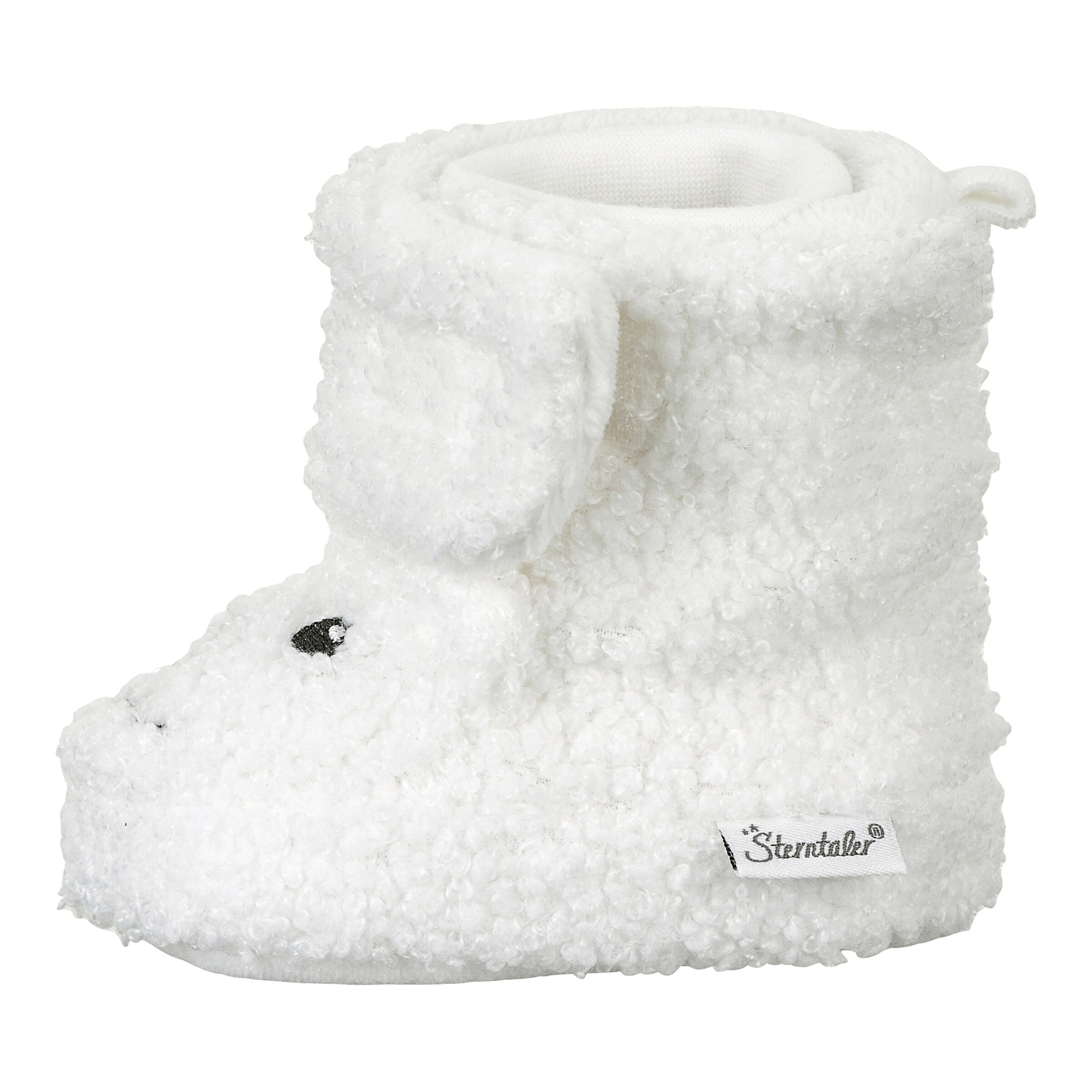 Sterntaler Plüsch-Schuhe Eisbär natur