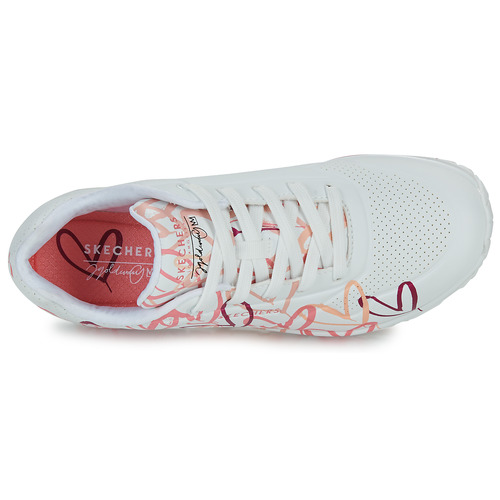 Skechers - UNO GOLDCROWN - SPREAD THE LOVE - Blanc / Rouge
