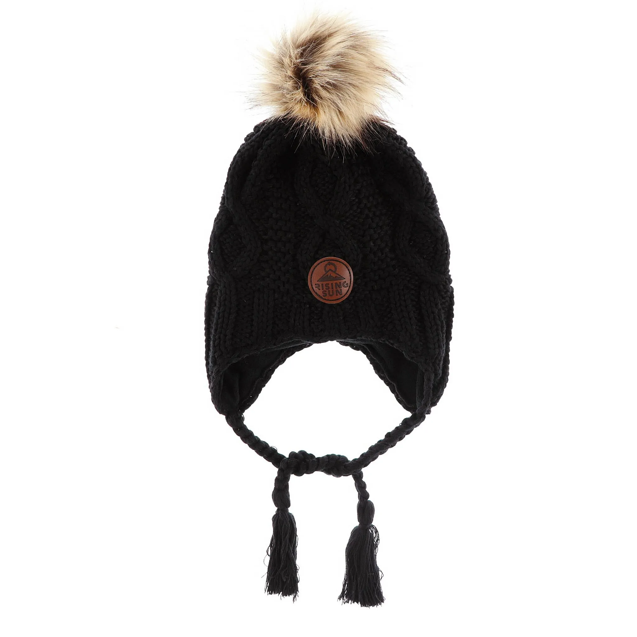 Rising Sun Tuque Tricot Fourrure 2-14ans