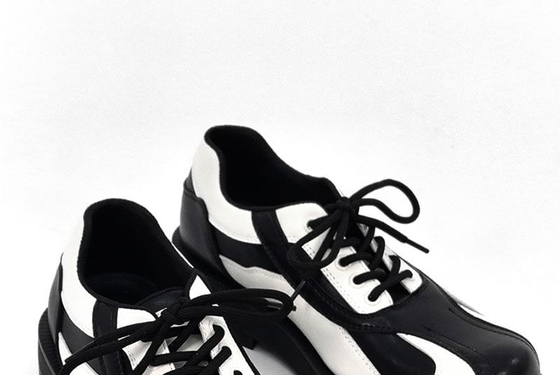 Malnia Home - Platform veterschoenen van echt leer