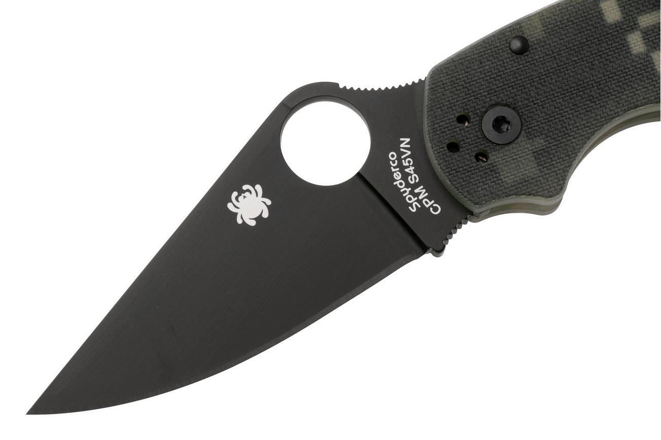 Spyderco Para 3 Camo Black C223GPCMOBK zakmes