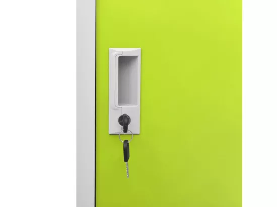 Armoires à casiers 5 pcs Gris clair et vert 90x45x92,5 cm Acier