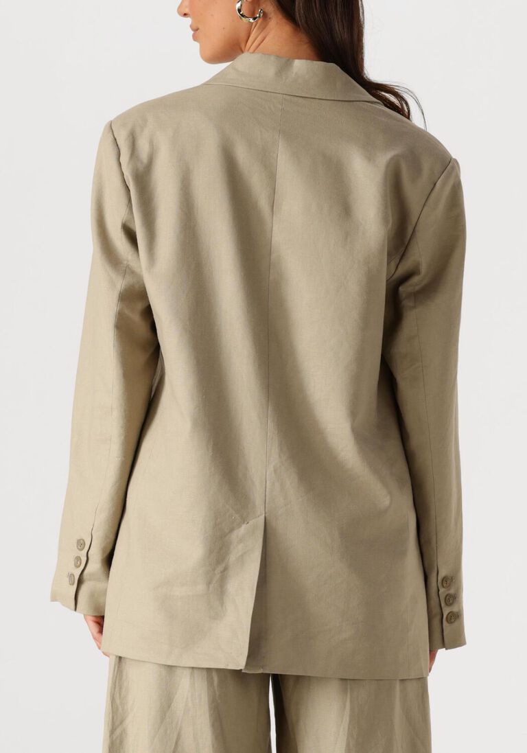 groene gestuz blazer gzizza linen blazer