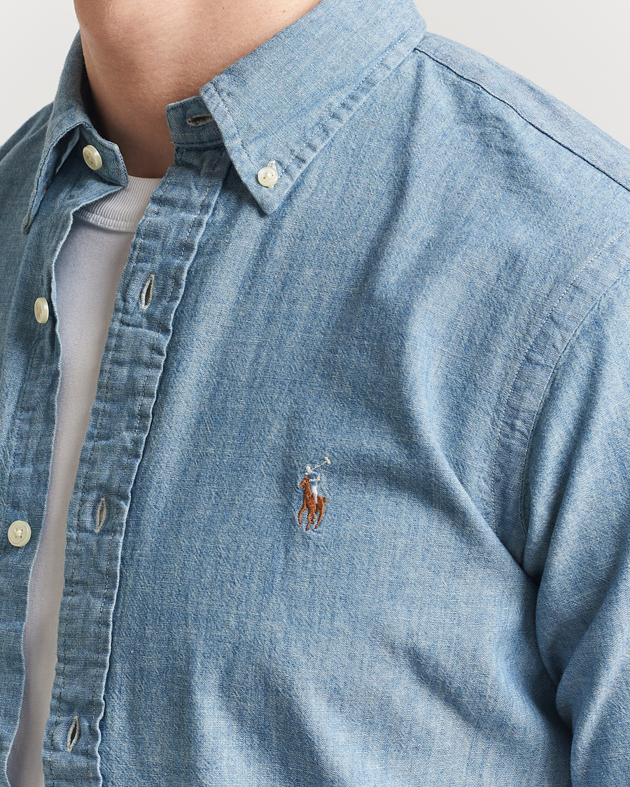 Polo Ralph Lauren Custom Fit Shirt Chambray Washed