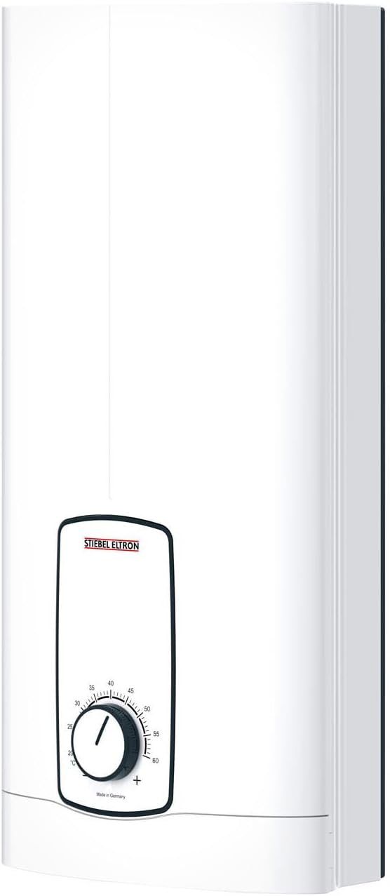 STIEBEL ELTRON Elektronischer Durchlauferhitzer DHB 18/21/24 ST Trend, 18/21/24 kW (wählbar), Warmwasserbereiter energiesparend, Küche und Bad, 204202