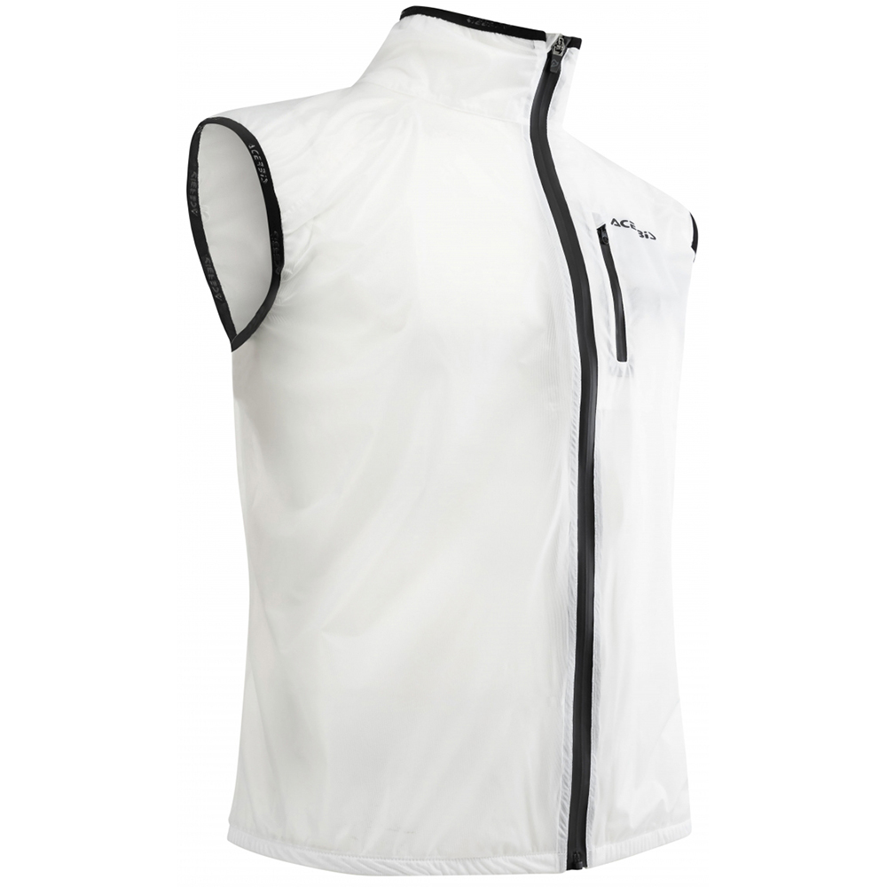 Acerbis - Veste de pluie sans manches Dek Pack Blanc