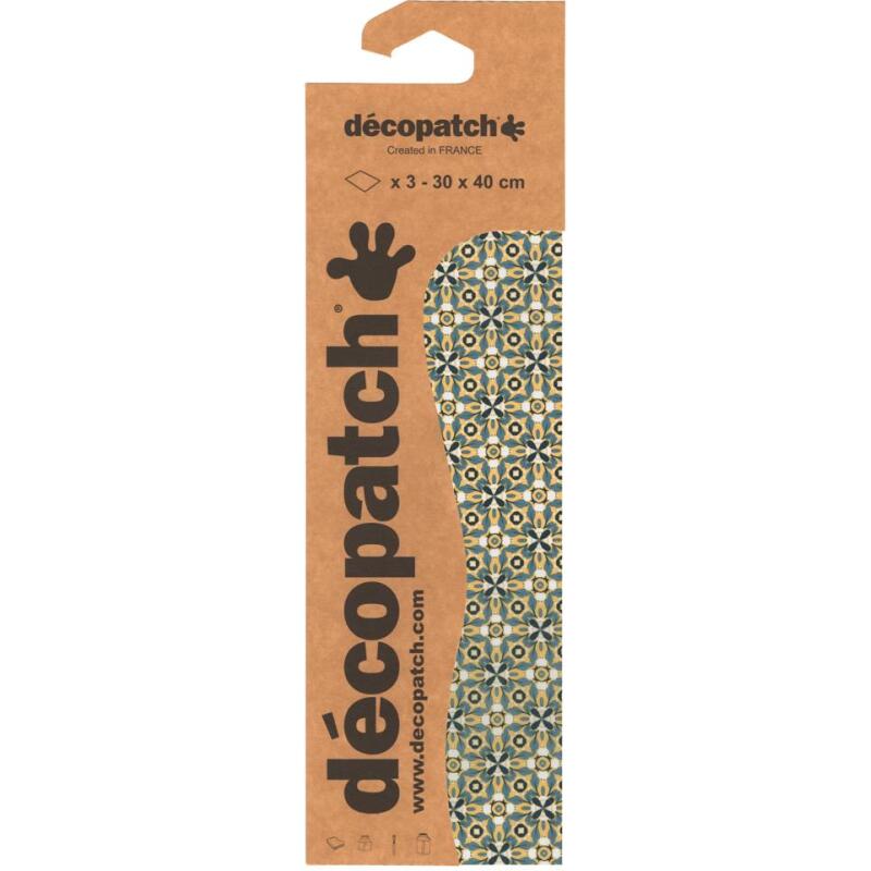 Pochette 3 Feuilles Identiques Ref 706 - Or