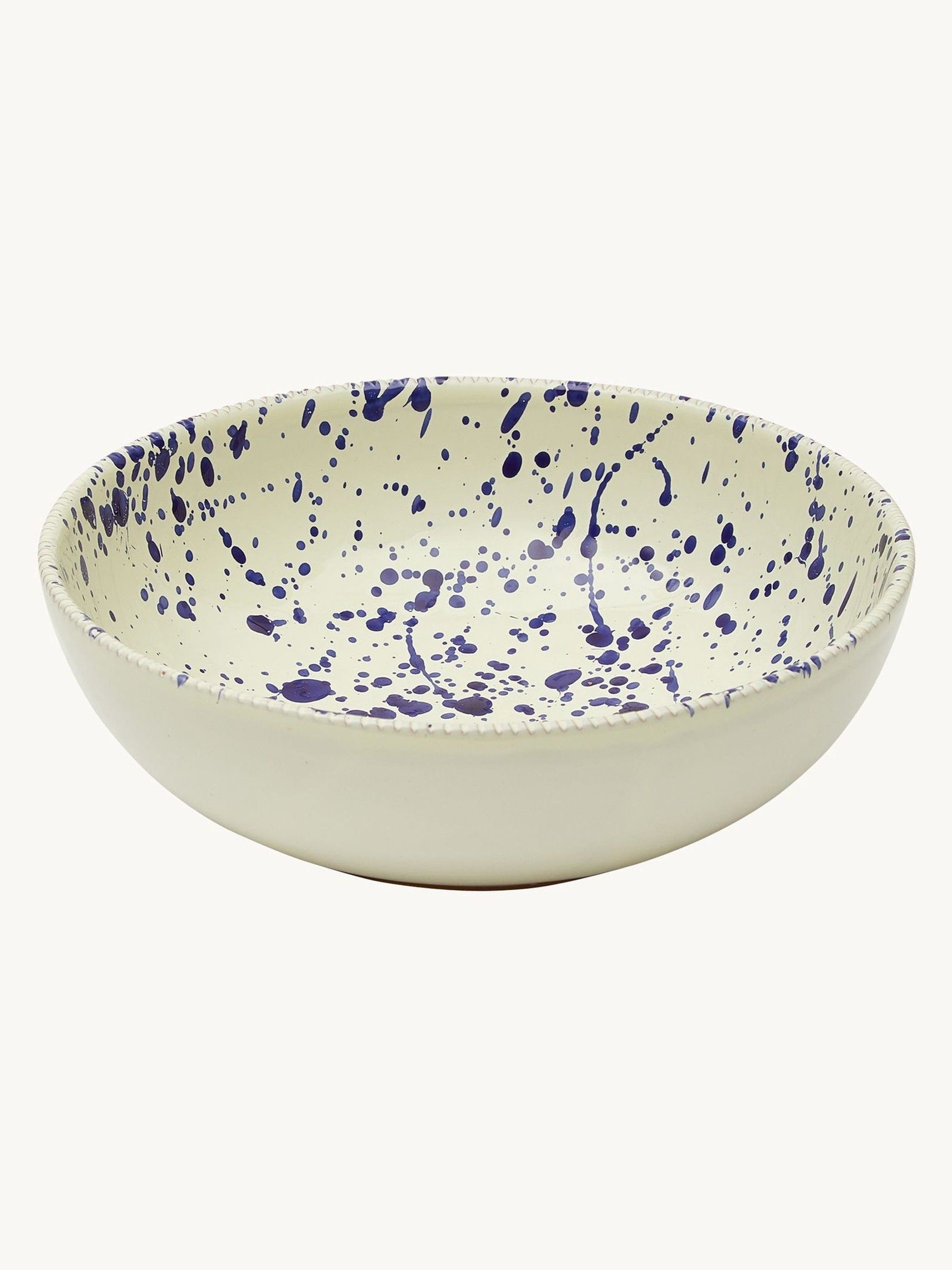 Hot Pottery Set of 4 Splatter Pasta Bowls