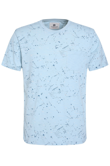 Gabbiano blauwe heren t-shirt