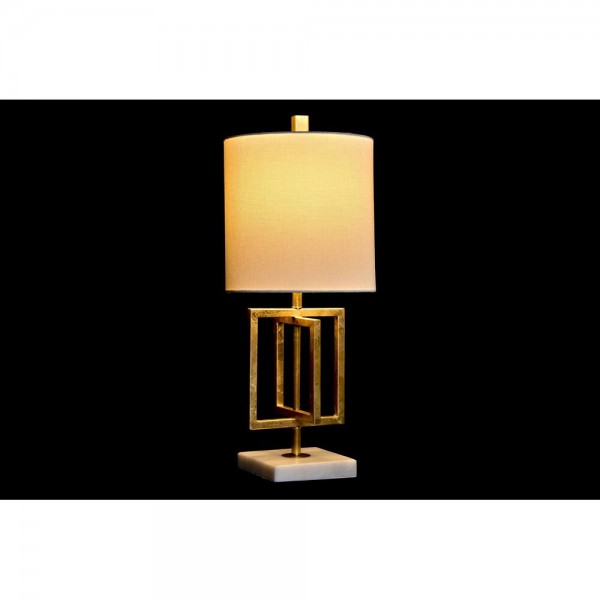 Lampe de bureau doré blanc 220 v 50 w moderne (25 x 25 x 60 cm)