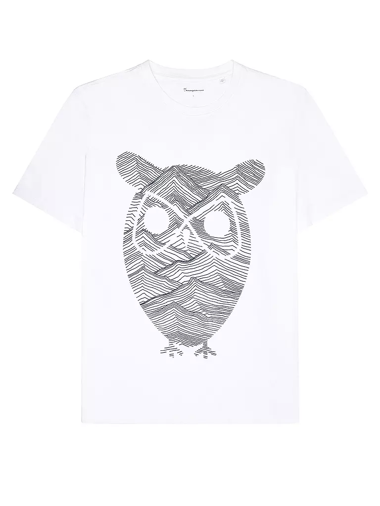 KNOWLEDGE COTTON APPAREL T-Shirt weiss