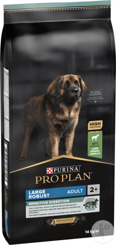Pro Plan Sensitive Digestion Santé Digestive Croquettes Pour Chien Adulte Large Robust Agneau 14kg