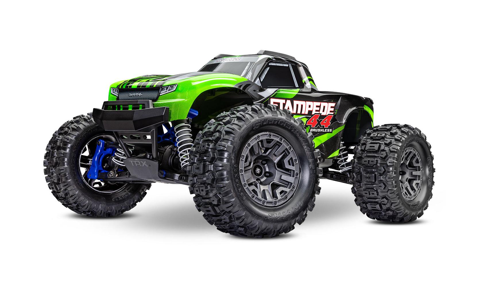 Monster Truck Stampede 4x4 BL-2s Grün, ARTR, 1:10<br>Robuster 4WD Brushless Monstertruck