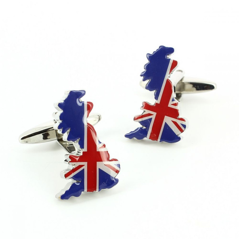 Boutons de manchette, Grande bretagne et Union Jack