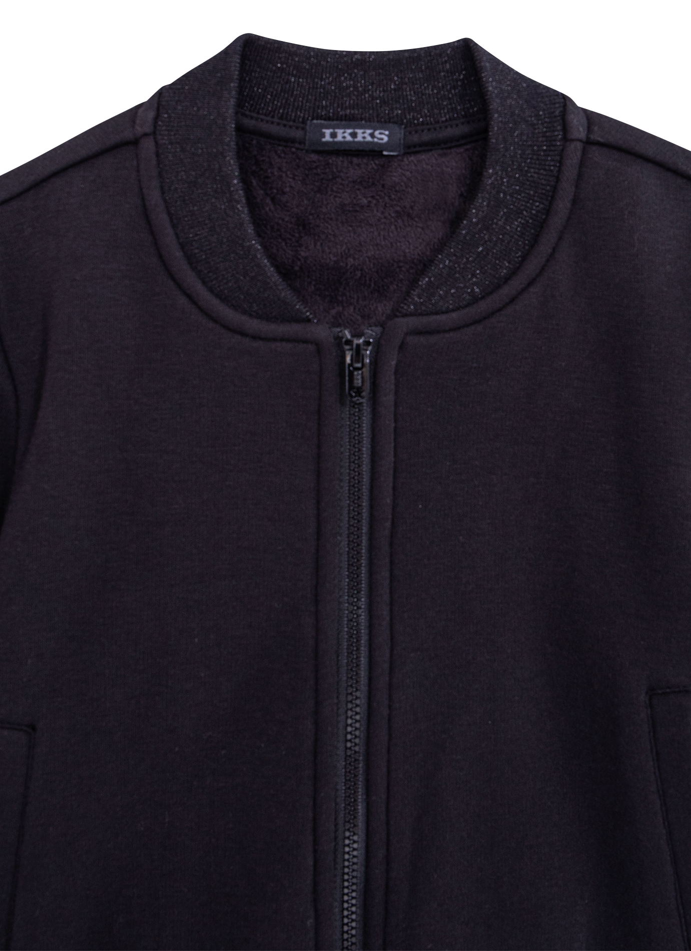 Cardigan court manches longues | Noir