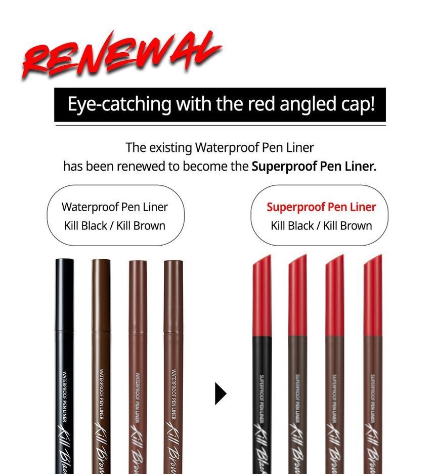 CLIO - Superproof Pen Liner - 4 Kleuren