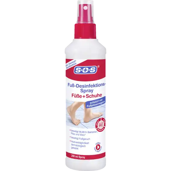 Fuß-Desinfektions-Spray Füße + Schuhe