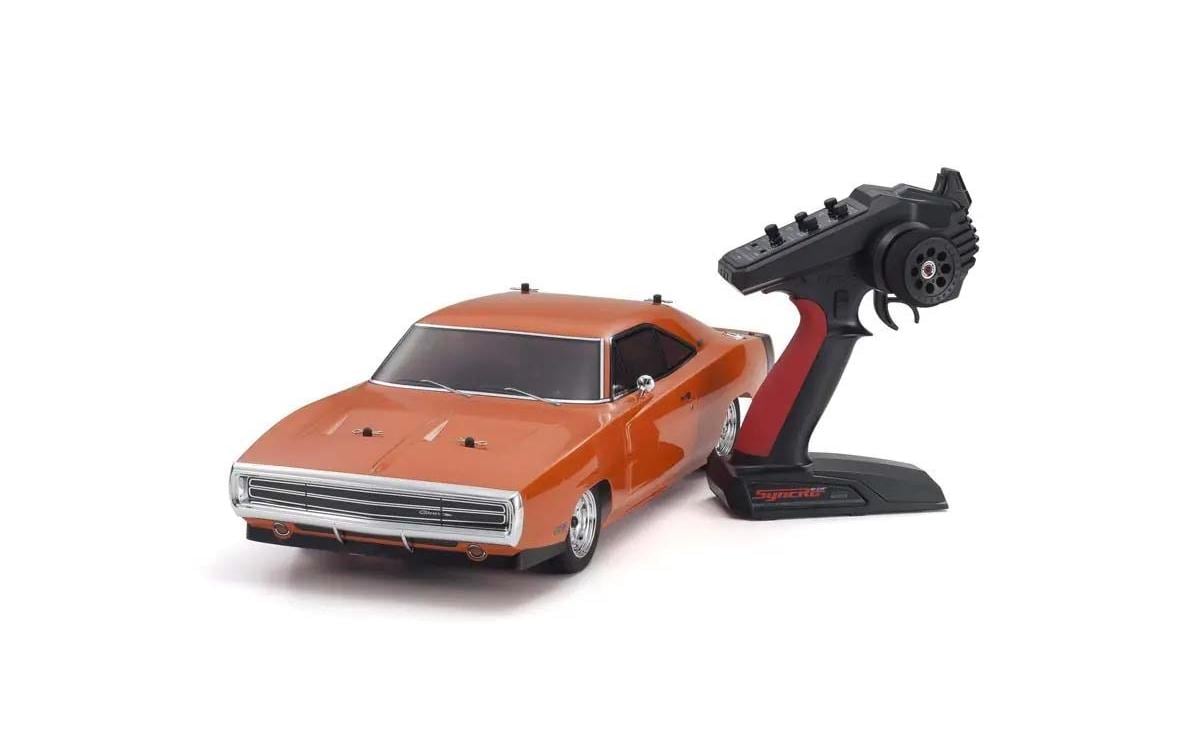 Tourenwagen Fazer MK2 Dodge Charger Orange, ARTR, 1:10<br>4WD On-Road Modell mit 1970 Dodge Charger Karosserie