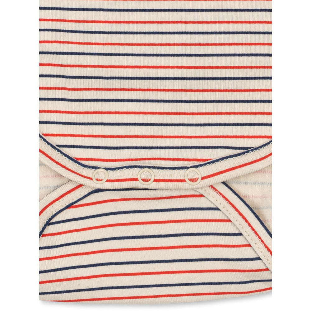 Køb Konges Sløjd Stripe Tricolore Petit Basic Ls Newborn Body Gots