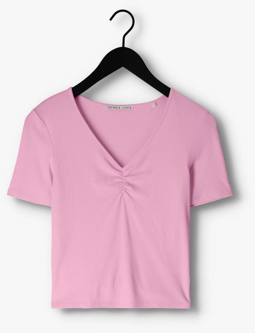 CATWALK JUNKIE roze catwalk junkie top ts luna