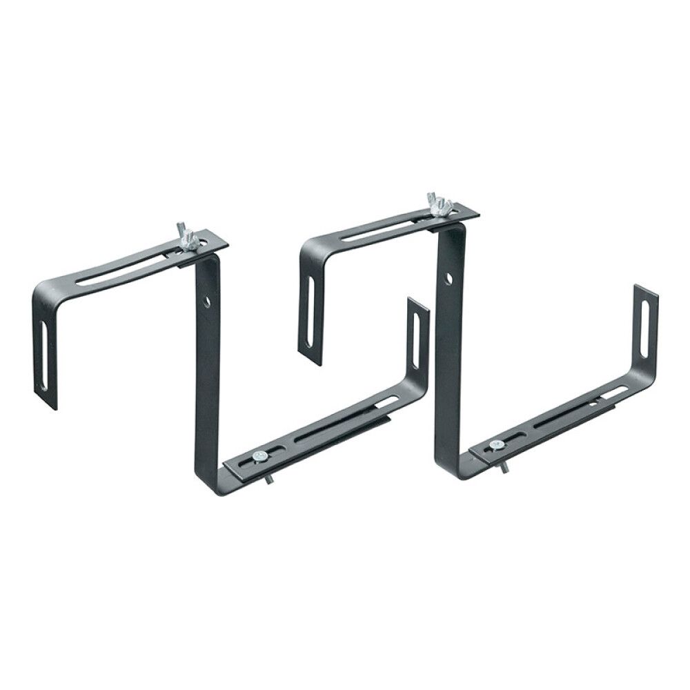 KONSOLLER TIL BALKONGKASSE SVART 1-PACK