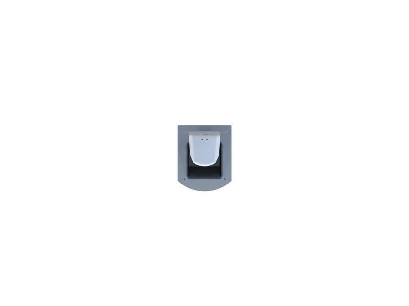 Multibrackets Desinfektionsmittelständer Hygienebox Stand w MB Hygienebox Standmontage, weiss / 9646 Infrarot Auto-Sensor 0-12 cm, 1 Liter Tank, ABS