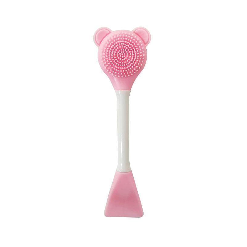 Choyu - Set van 3: Bear Dual Head siliconen gezichtsreinigingsborstel