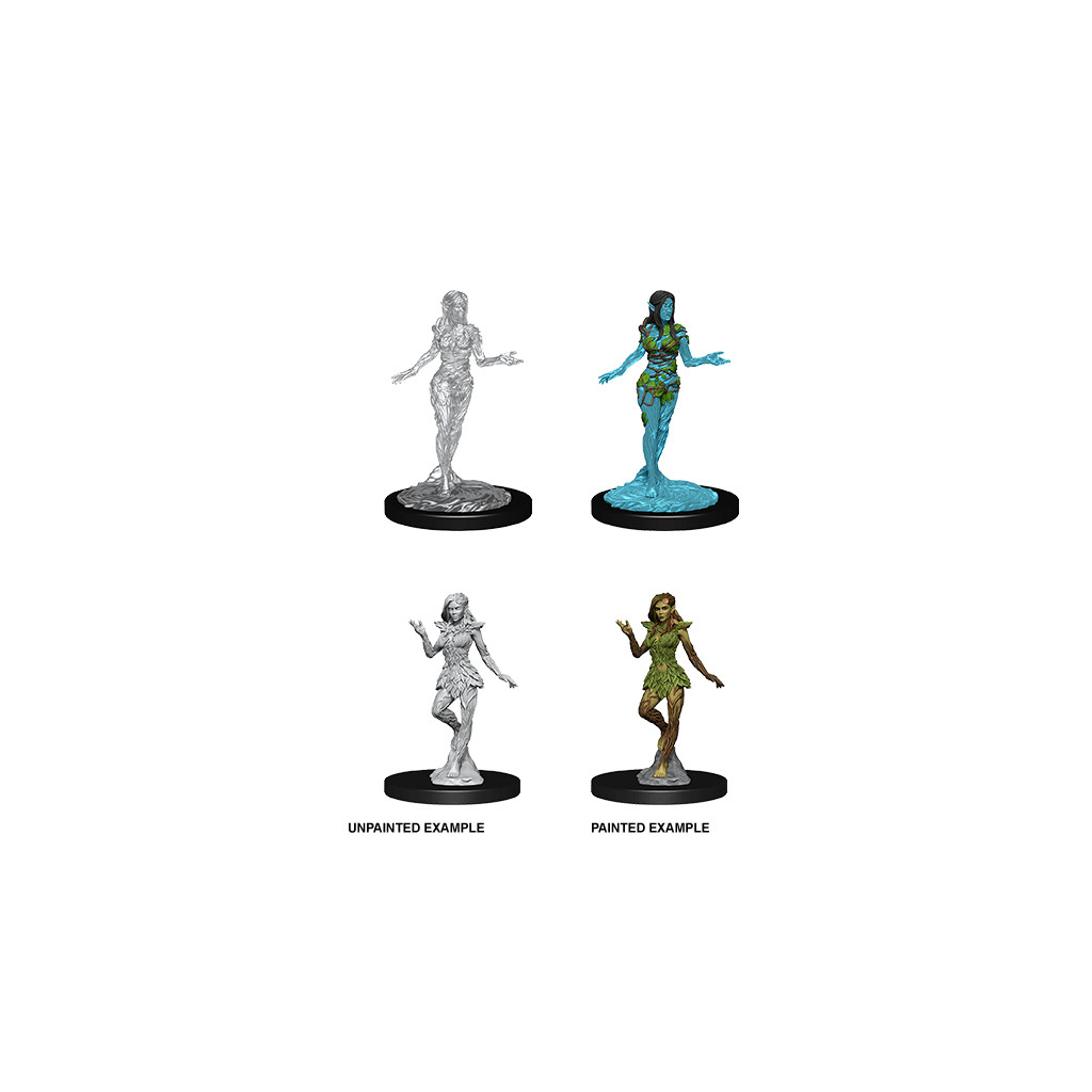 Pathfinder Deepcuts Unpainted Miniatures: Nymph & Dryad