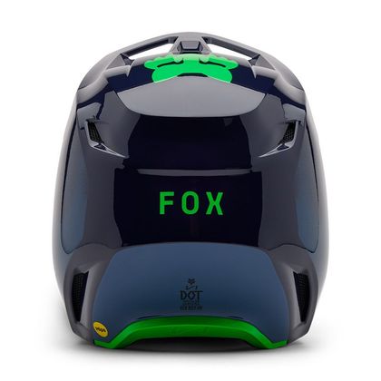 Casque cross Fox V1 TAUNT 2025 - Bleu