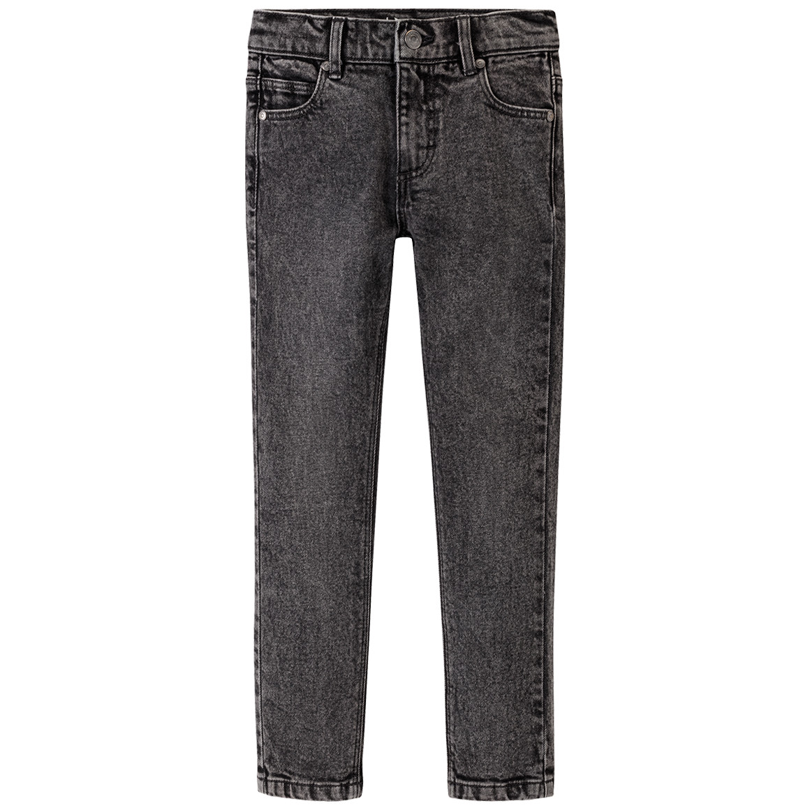 Jonas Nielsen Jungen Slim-Jeans mit Used-Waschung grau