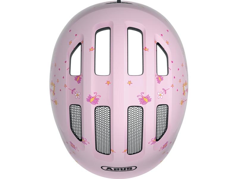Abus Helm Smiley 3.0 Rose Princess Shiny, S Fahrradhelm für Mädchen