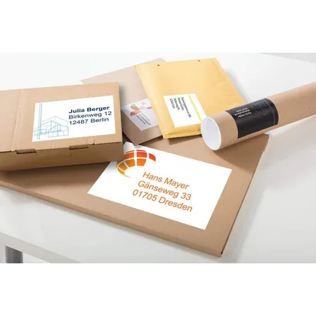 Avery Zweckform 6125 Universal-Etiketten,A4 mit ultragrip,210 x 297 mm, 10 Bogen/10 Etiketten, weiß