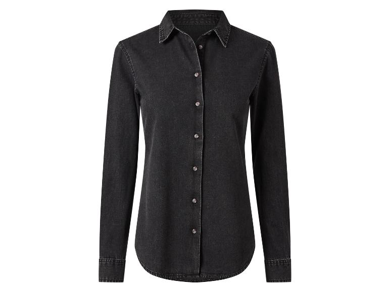 Denim dames blouse