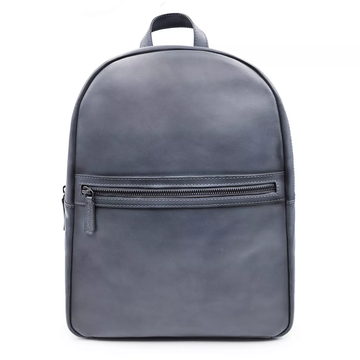 Sac à Dos en Cuir Patiné Gris