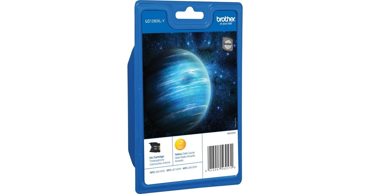 BrotherInkt - LC-1280XLY  (Geel, Retail)