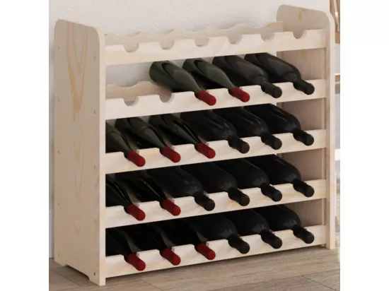 Prolenta Premium - Casier à vin 67,5x25x60 cm Bois de pin massif