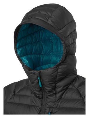 Veste en duvet Rab Microlight Alpine Noir Femme