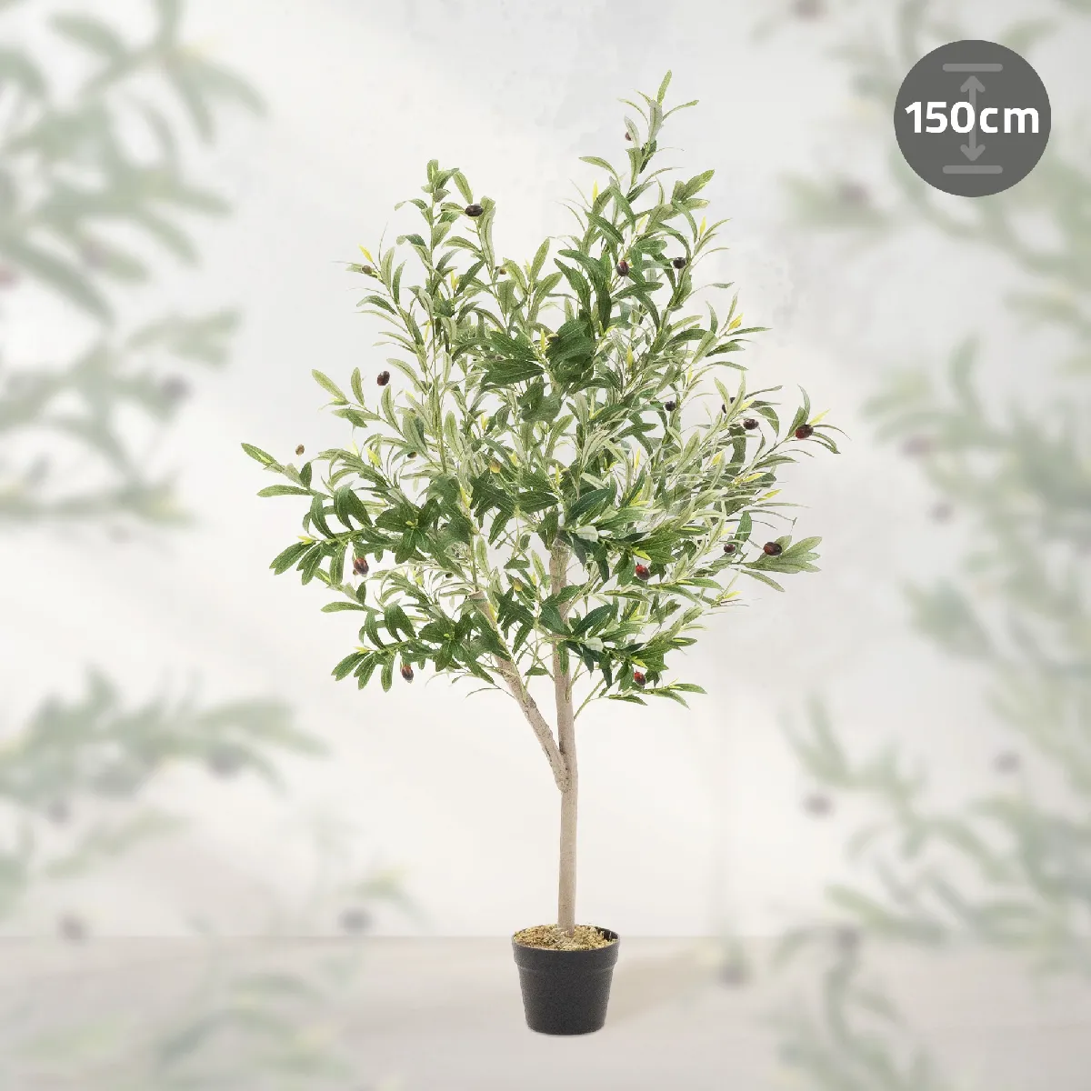 ML-Design Olivier Artificiel en Pot - 150 cm