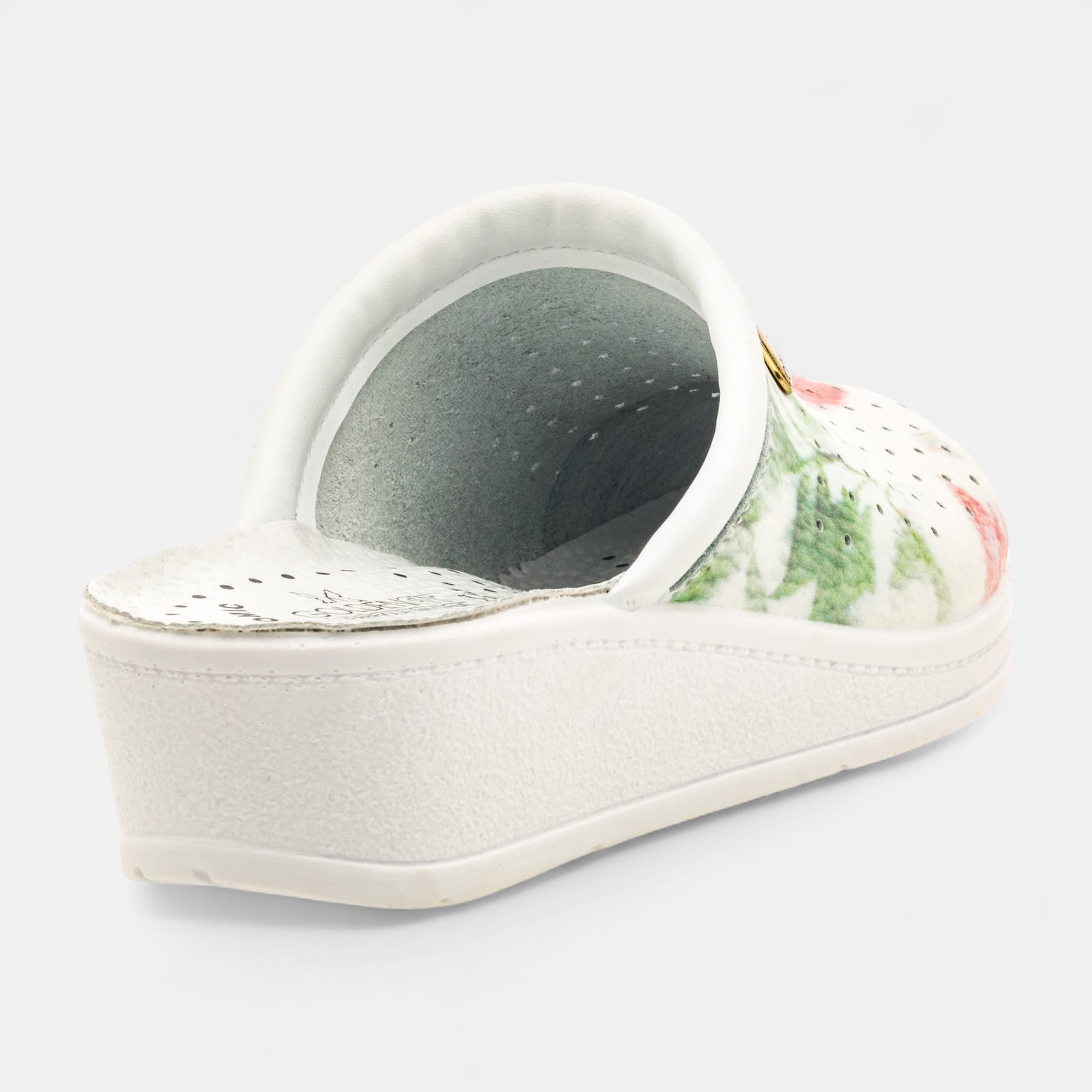 Chaussures confort paramédical Femme en cuir multicolore