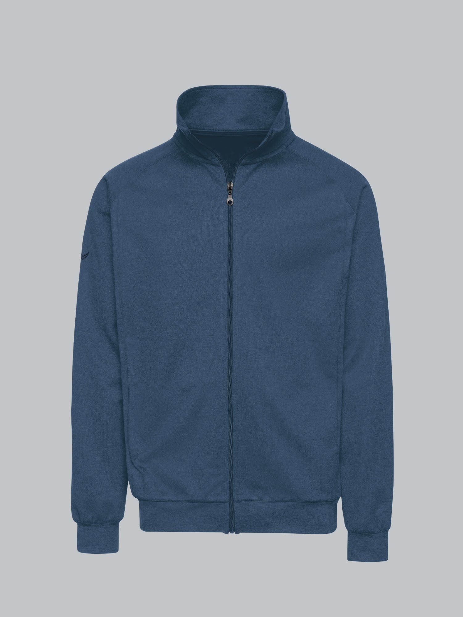 Raglanjacke aus Sweat-Qualität Nightblue-melange