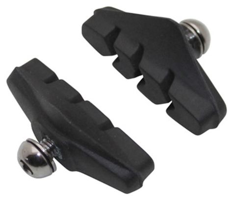 Porte patin frein route moule Newton type Shimano sora - claris - 105 ancien modele (1 paire sur carte)