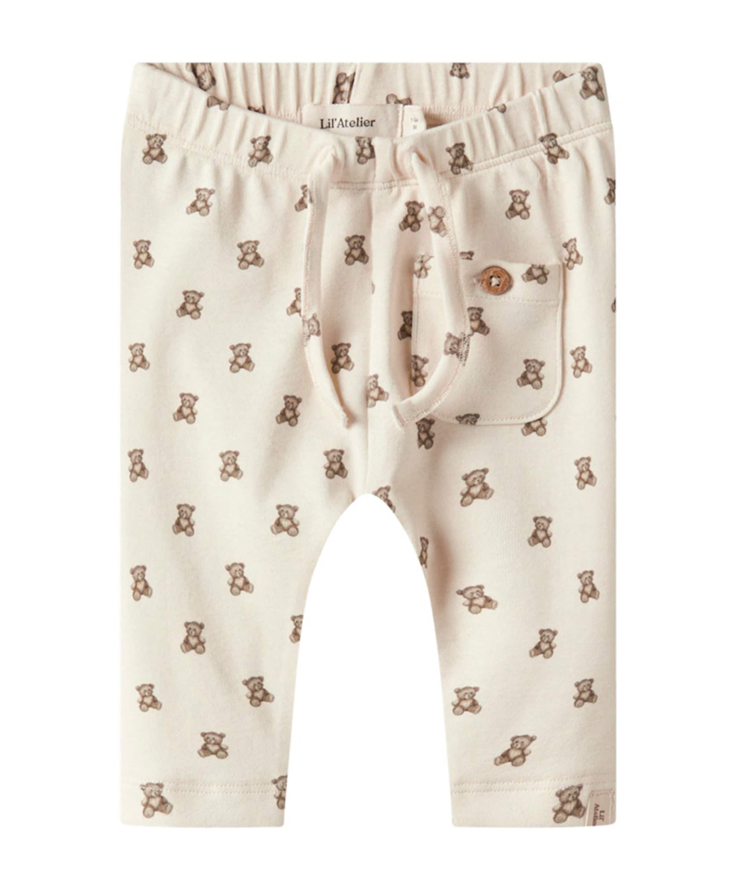 Lil' Atelier NBNGAYO ELI REG LIL NOOS meisjes broek ecru