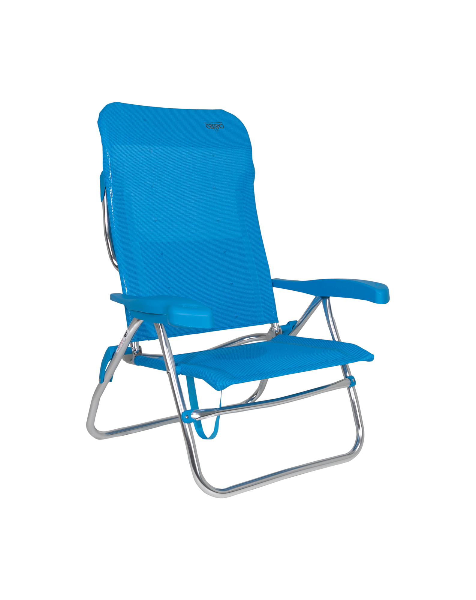 Crespo AL/223 Classic Strandstuhl / Liege blau