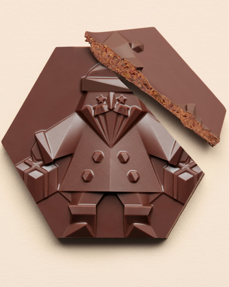 Hexa Père-Noël Noir | Le Chocolat Alain Ducasse 60g